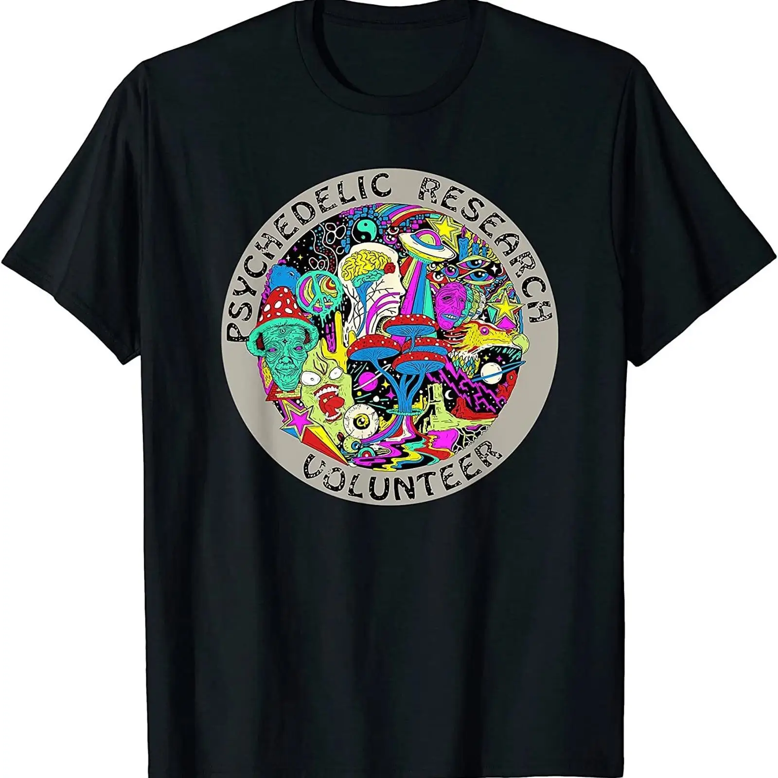 Vintage Fashion Research - Kaos T-Shirt Baru Terbatas Edisi Psychedelic