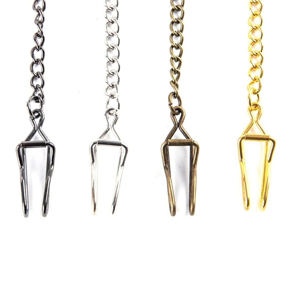 Vintage Fashion Tags - Rantai Jam Saku Logam Gaya Vintage