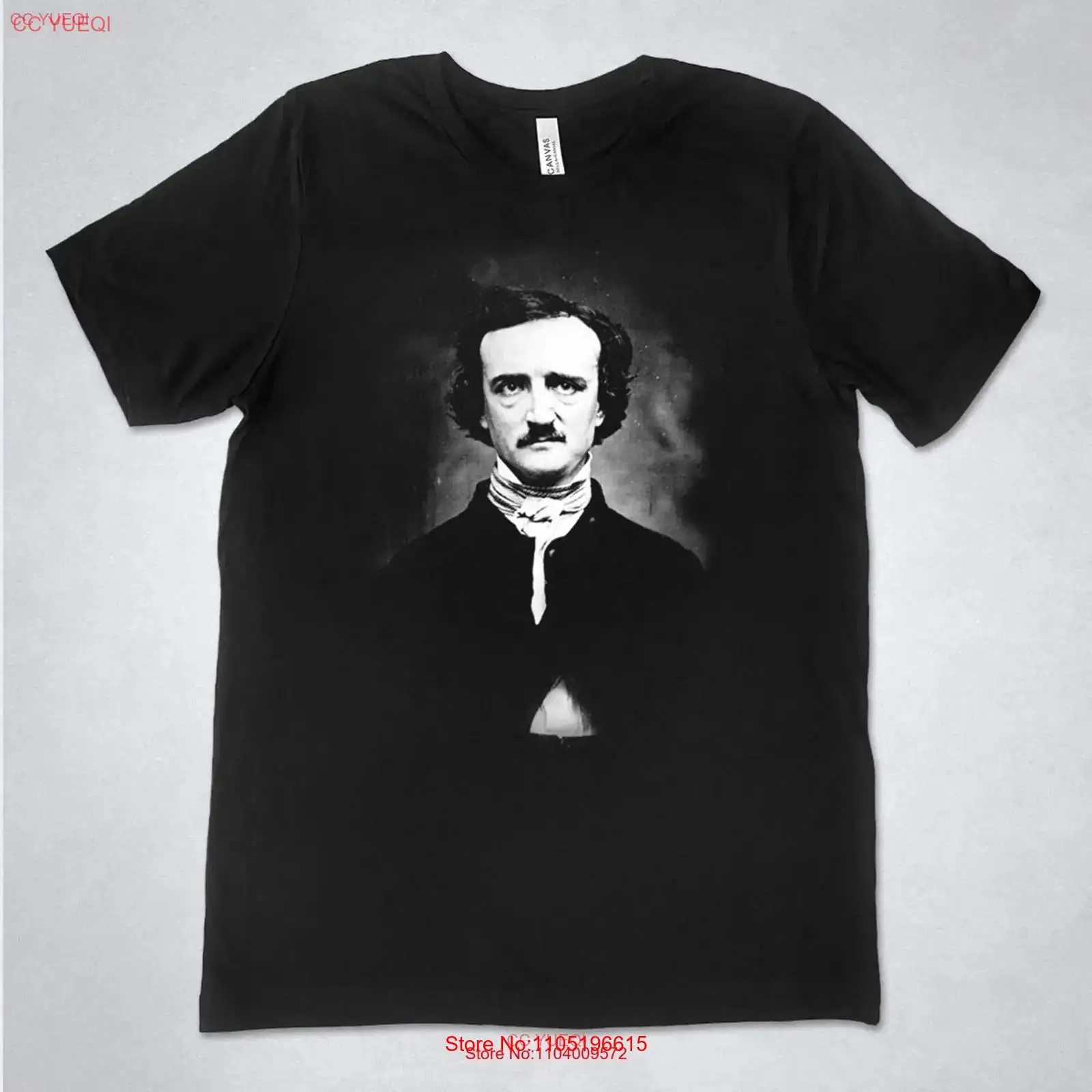 Vintage Fashion Photos - Edgar Allan Poe kemeja foto potret