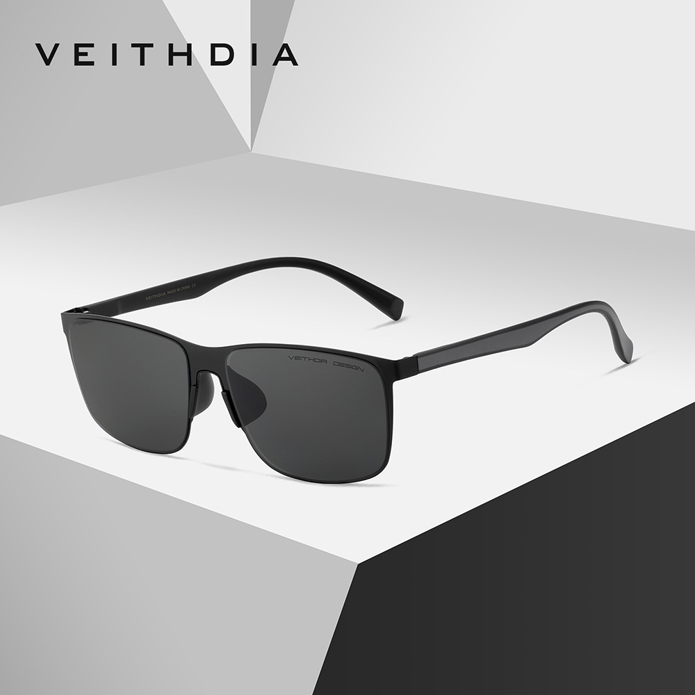 Vintage Fashion Definition - VEITHDIA Kacamata Hitam Pria Wanita Antik