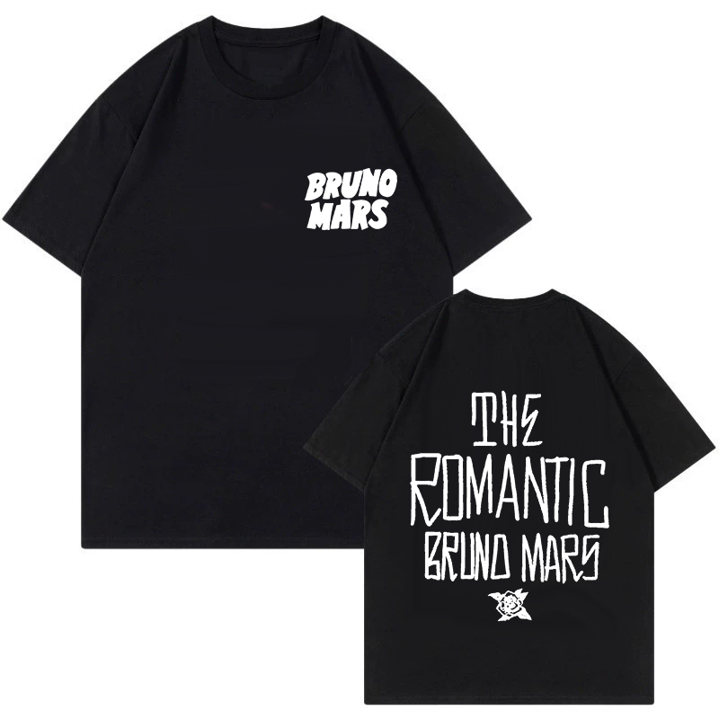 Vintage Fashion Eu - Kaos Vintage Bruno Mars Print The