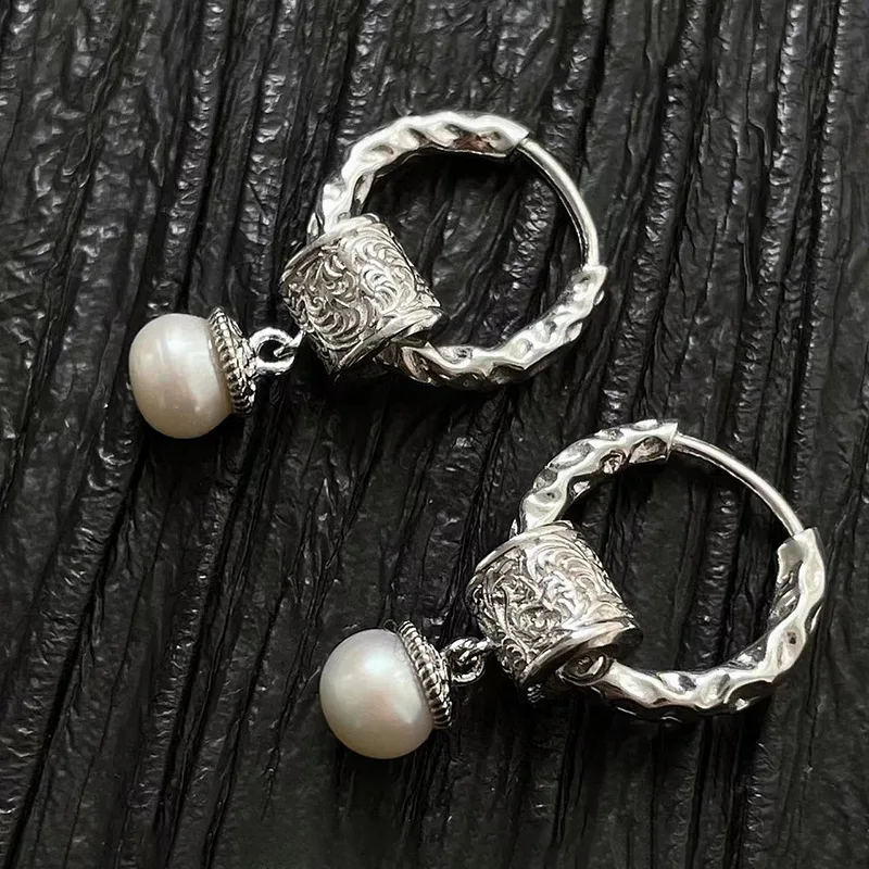 Vintage Fashion Wholesale - Anting Menjuntai Perak 925 Trendi Baru
