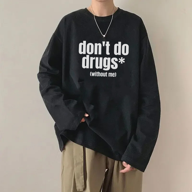 Vintage Y2K - Kaos Pria 2026 Musim Semi Gugur