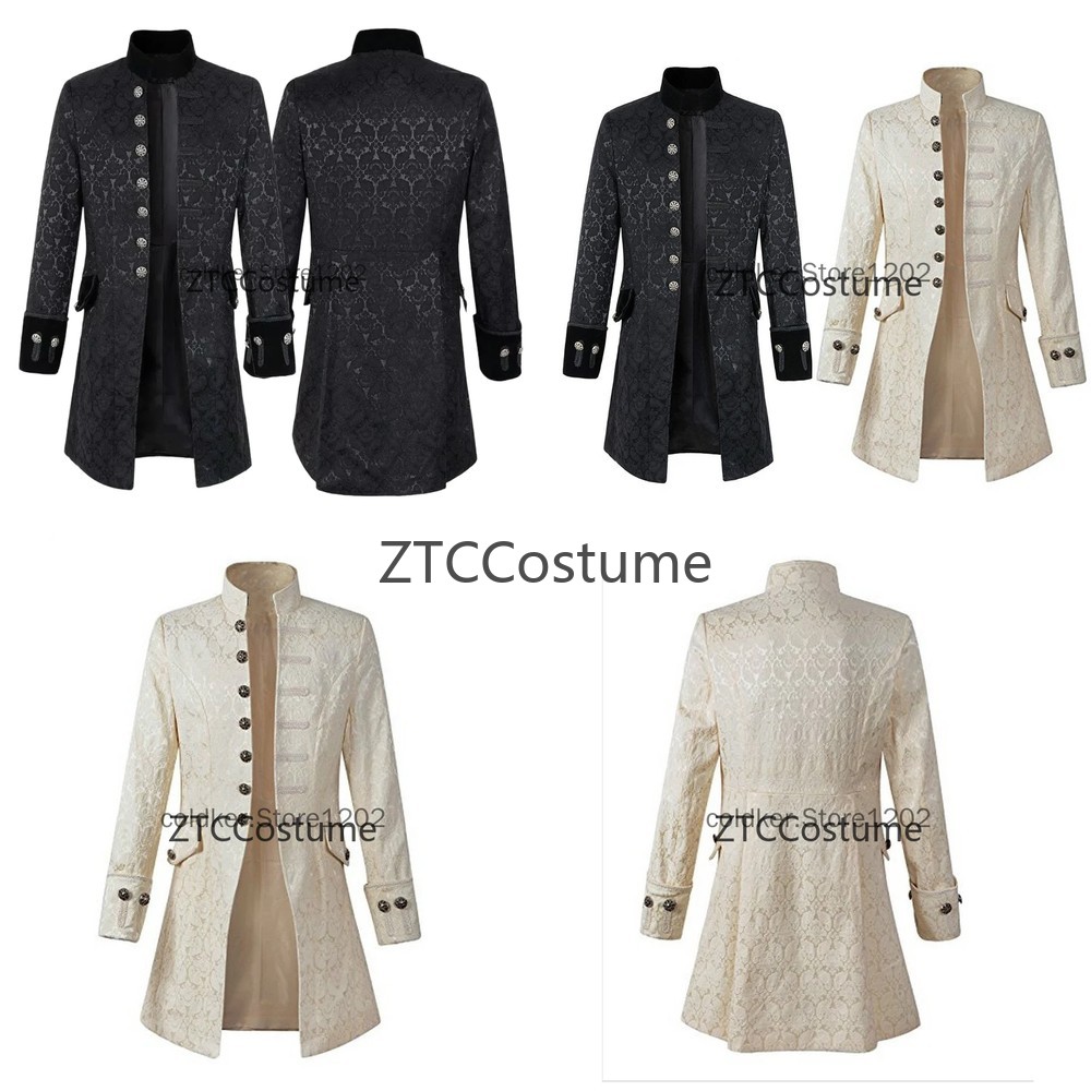 Vintage Victorian Fashion - Mantel Pangeran Victoria Steampunk Jaket Abad