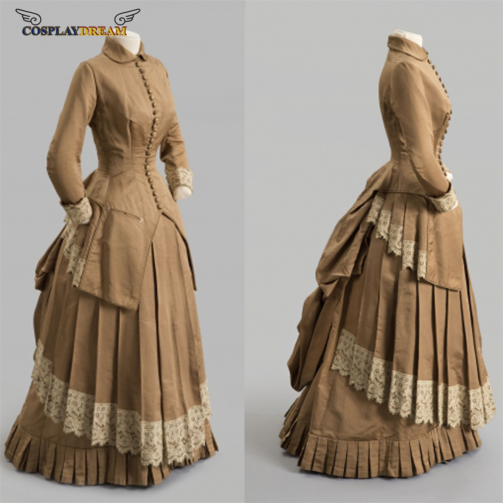 Vintage Victorian Fashion - Gaun mode abad ke-19, gaun pesta