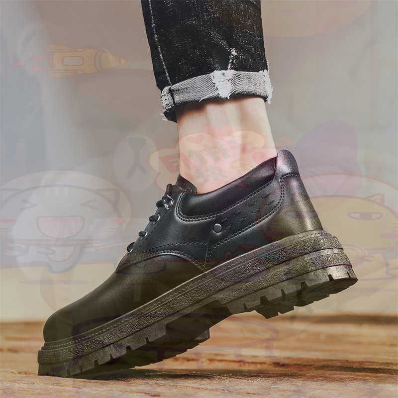 Vintage Fashion Eu - Sepatu Pria Tenis Pelatih Fashion Kulit