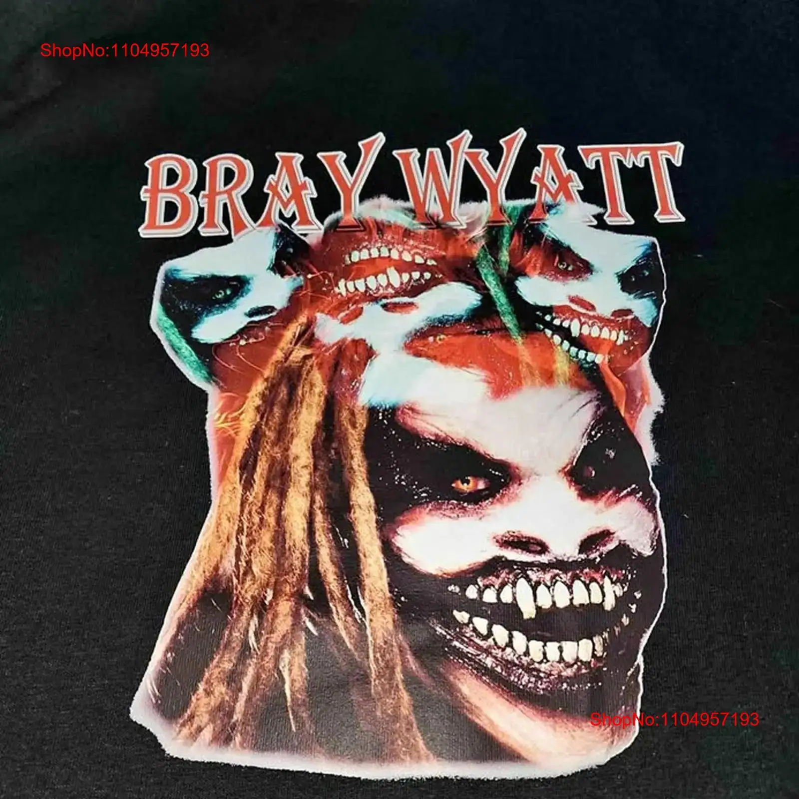 Vintage Fashion Collage - Kaus Hitam Kolase Bray Wyatt Semua