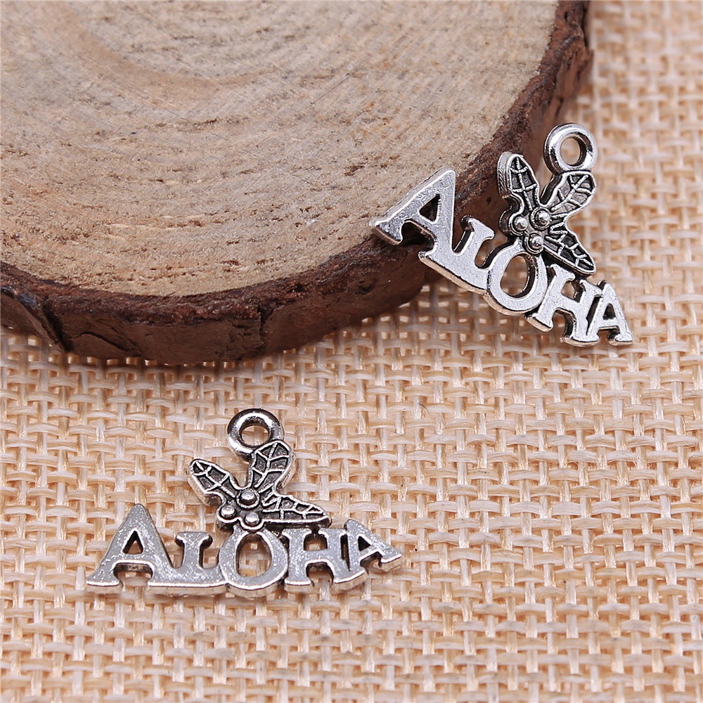 40 buah 21x14mm(0.83x0.55inci) - Vintage Fashion Wholesale ulasan dan harga