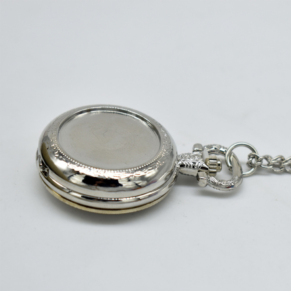 Kalung Liontin Jam Saku Logam  - Vintage Fashion Jewelry ulasan dan harga