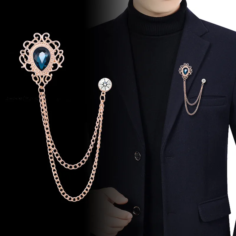 Pin Kerah Kristal Berlian Imit - Vintage Fashion Jewelry ulasan dan harga