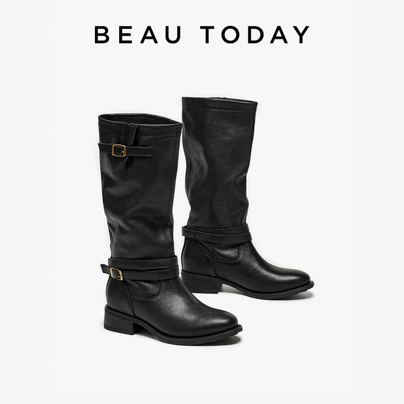 BEAUTODAY Sepatu Bot Panjang W - Vintage Old Fashion ulasan dan harga