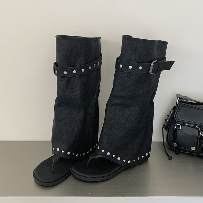 Eilyken Sepatu Bot Setinggi Lu - Vintage Old Fashion ulasan dan harga