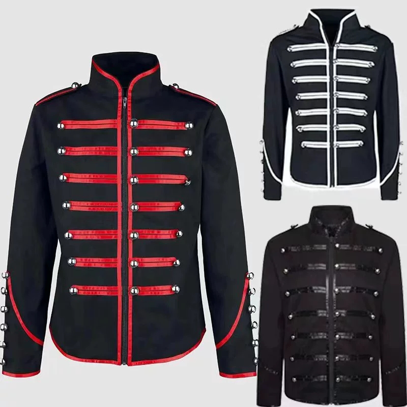 Jaket Rockstar Steampunk Pria  - Vintage Victorian Fashion ulasan dan harga