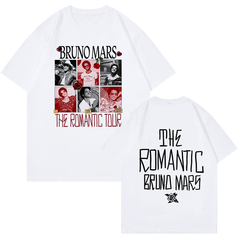Kaos Vintage Bruno Mars Print  - Vintage Fashion Eu ulasan dan harga