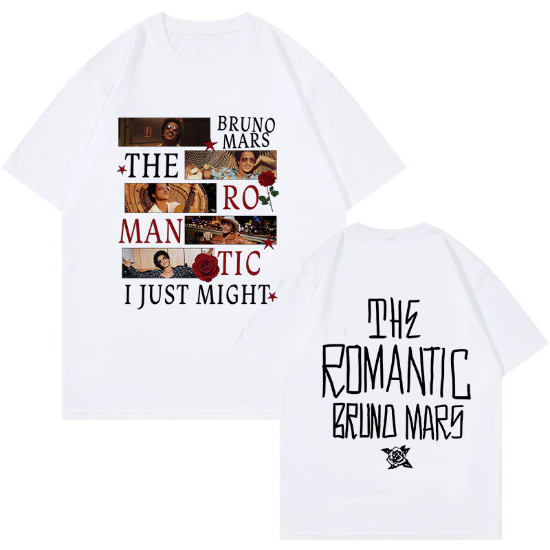 Kaos Vintage Bruno Mars Print  - Vintage Fashion Eu ulasan dan harga