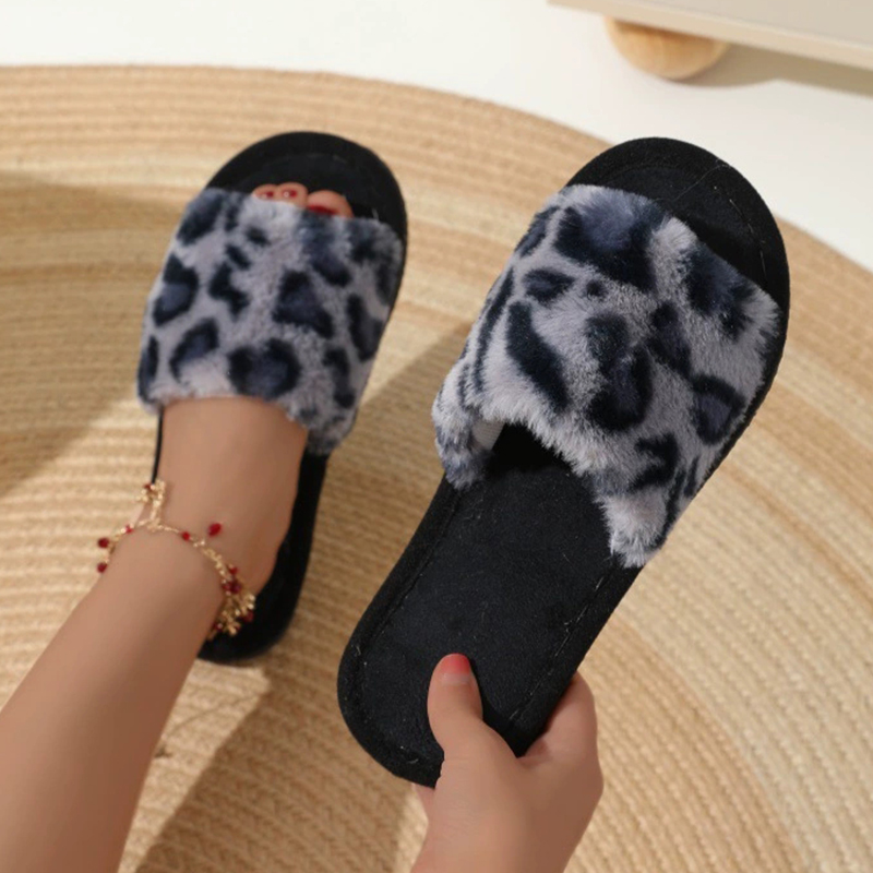 Sandal Rumah Bulu Leopard Vint - Vintage Old Fashion ulasan dan harga