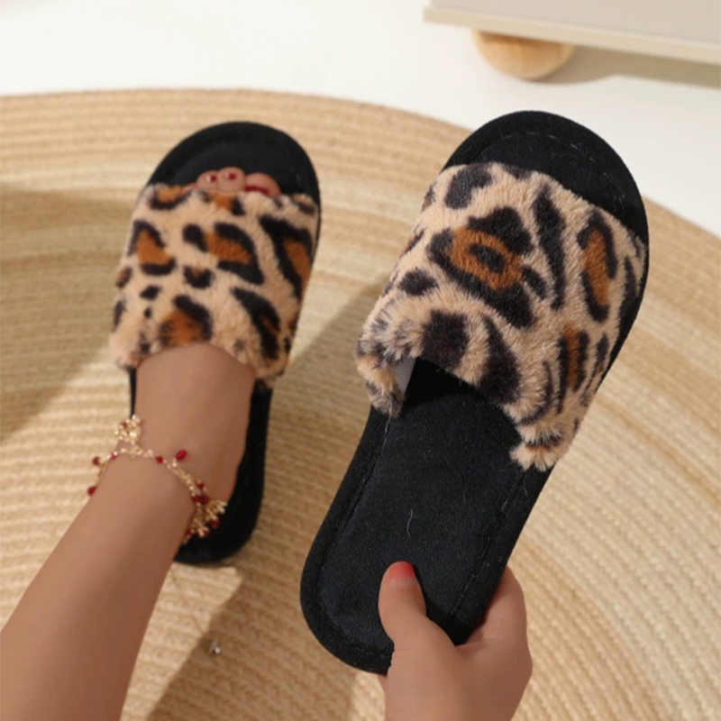 Sandal Rumah Bulu Leopard Vint - Vintage Old Fashion ulasan dan harga