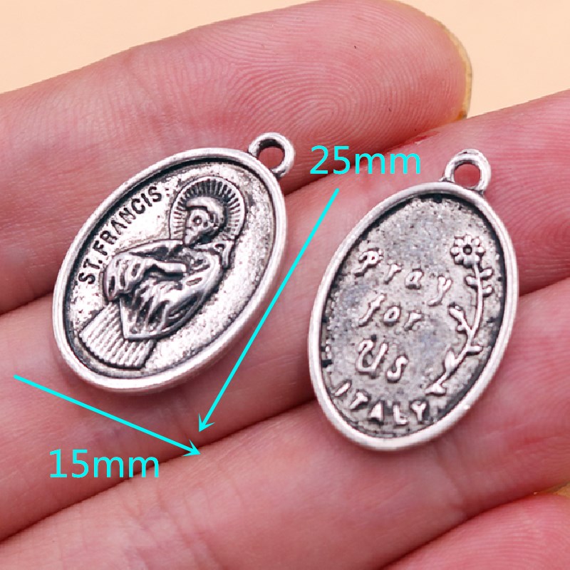 Liontin Tag Kristen Antik, Jim - Vintage Fashion Tags ulasan dan harga
