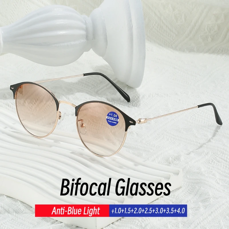 Kacamata presbiopik Anti biru, - Vintage Fashion Definition ulasan dan harga