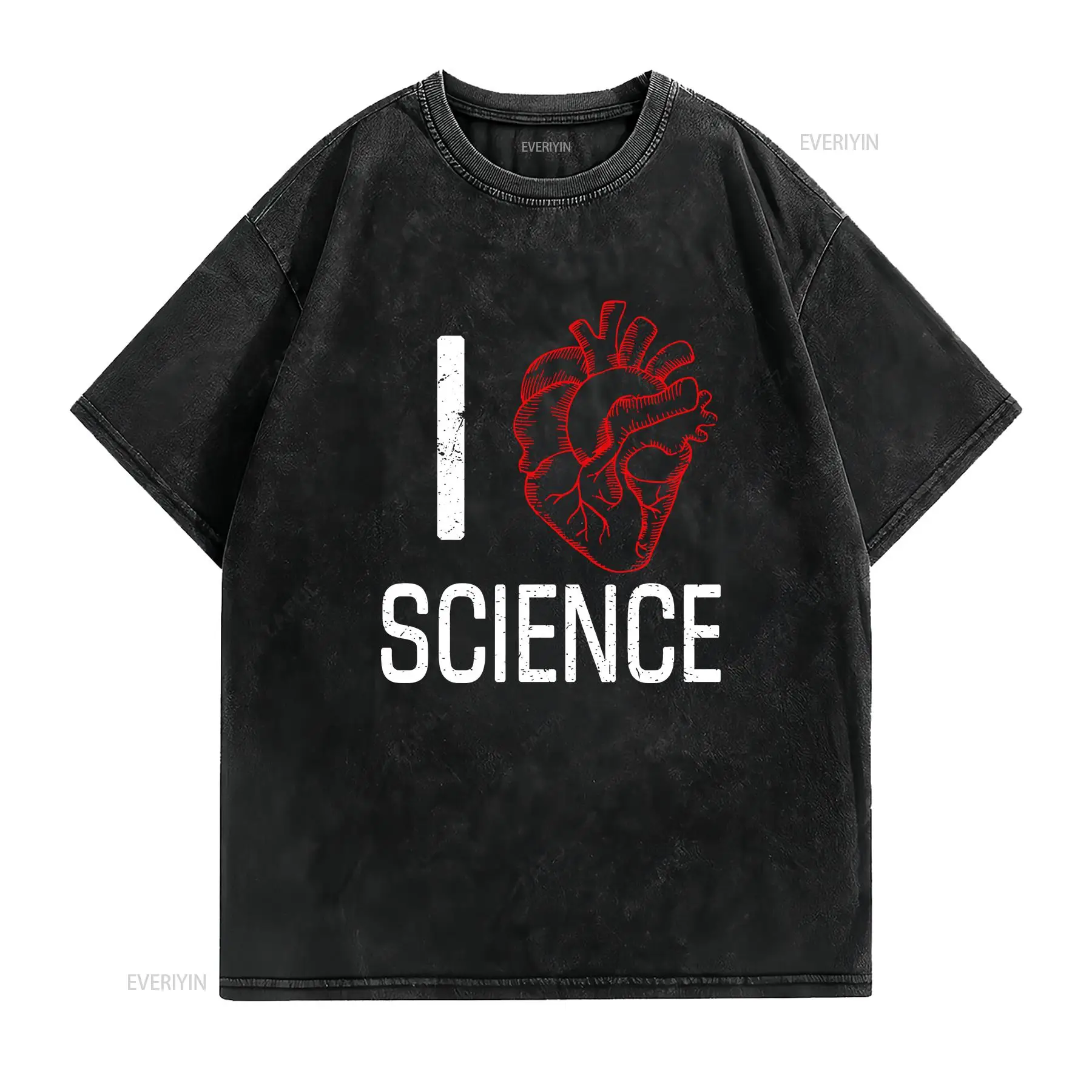 Kaos I Heart Science Penelitia - Vintage Fashion Research ulasan dan harga