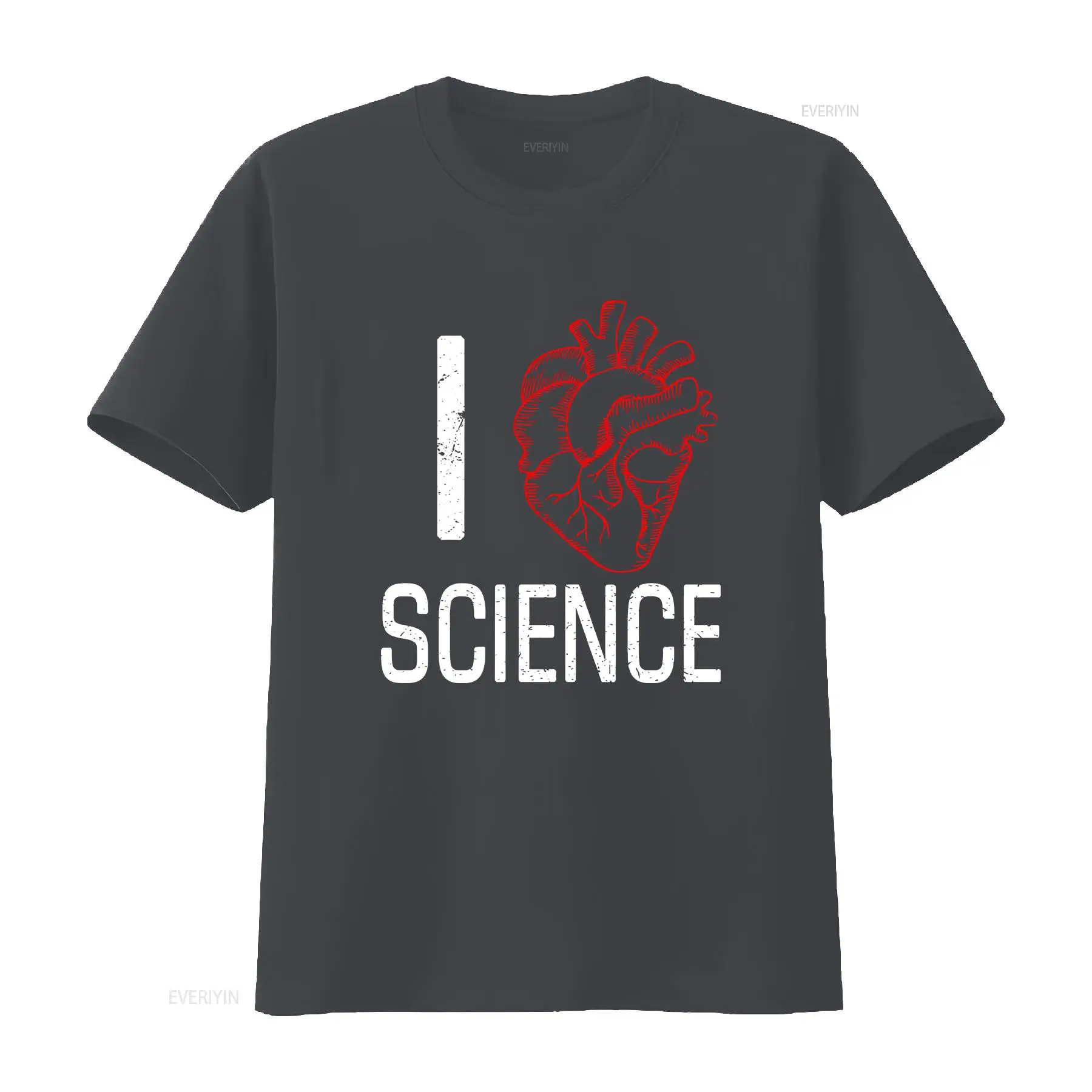 Kaos I Heart Science Penelitia - Vintage Fashion Research ulasan dan harga