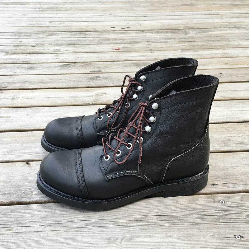 Sepatu Pria Baru Sepatu Bot Pr - Vintage Old Fashion ulasan dan harga