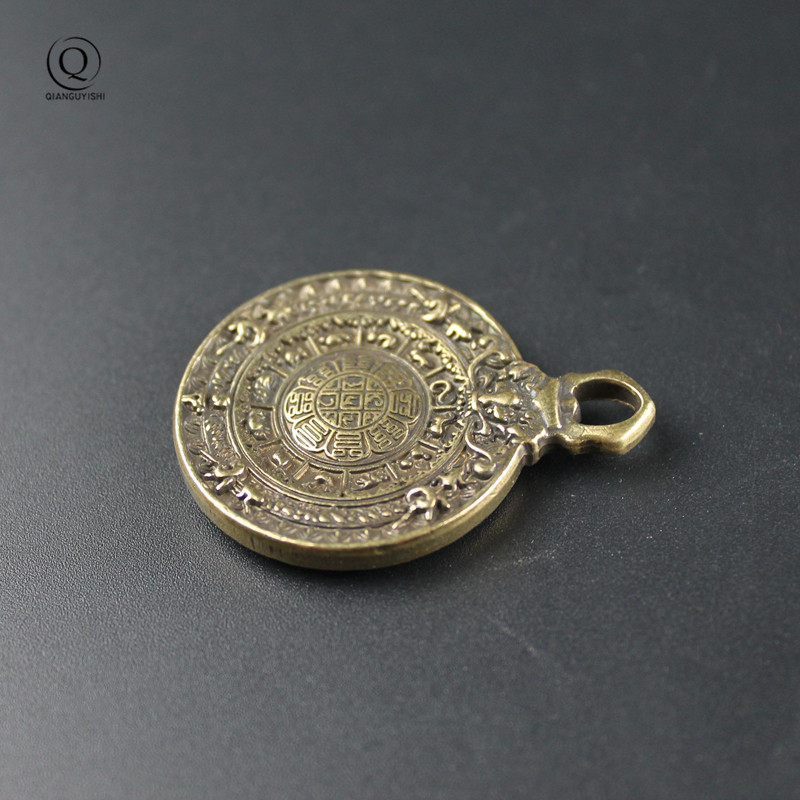Kuningan Antik Buddha Tantra D - Vintage Fashion Tags ulasan dan harga