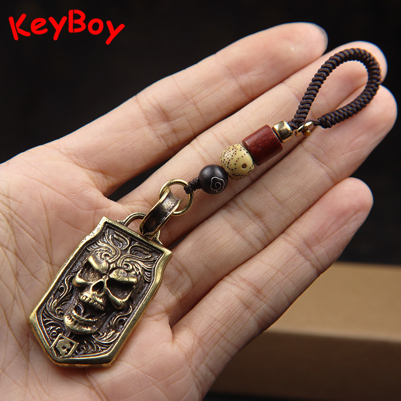 Liontin Gantungan Kunci Kepala - Vintage Fashion Tags ulasan dan harga