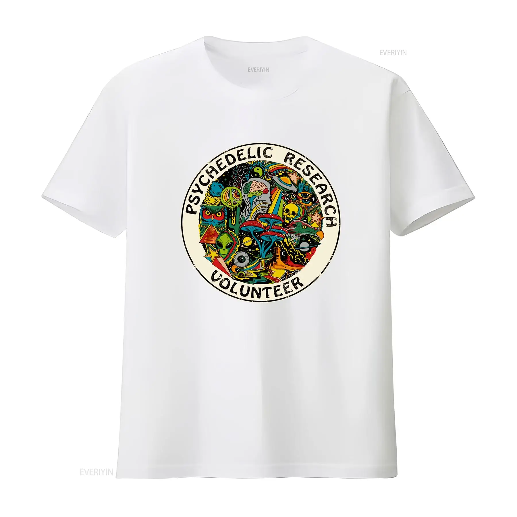 Kaos Relawan Penelitian Psiked - Vintage Fashion Research ulasan dan harga