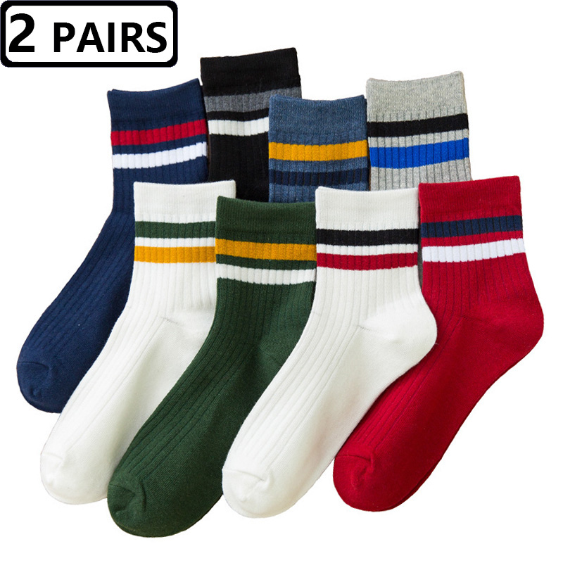 2 Pasang Kaus Kaki Pria Kaus K - Vintage Fashion Eu ulasan dan harga