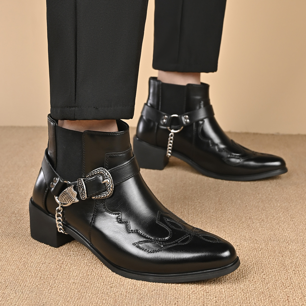 Sepatu Boots Kulit Vintage Pri - Vintage Fashion Jewelry ulasan dan harga