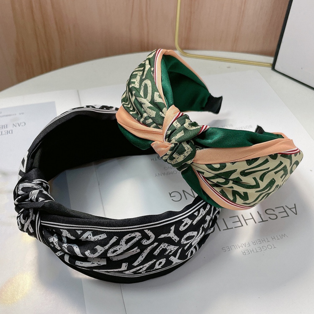 Ikat Kepala Simpul Kain Lebar  - Vintage Fashion Boutique ulasan dan harga